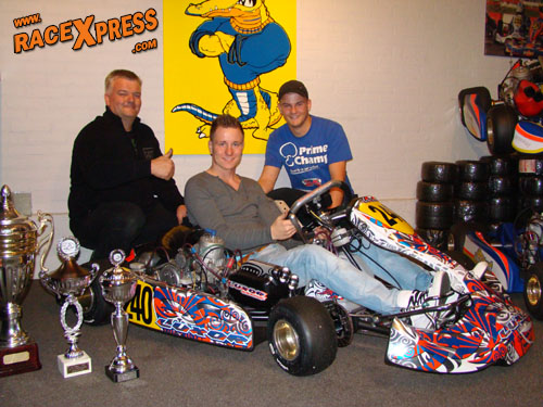 Joey Hanssen deal met AB Karting